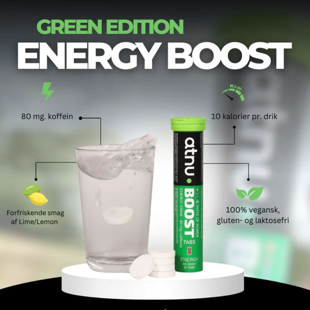 ATNU Boost Energy Drink - Green Edition - 12 x 20 tabs