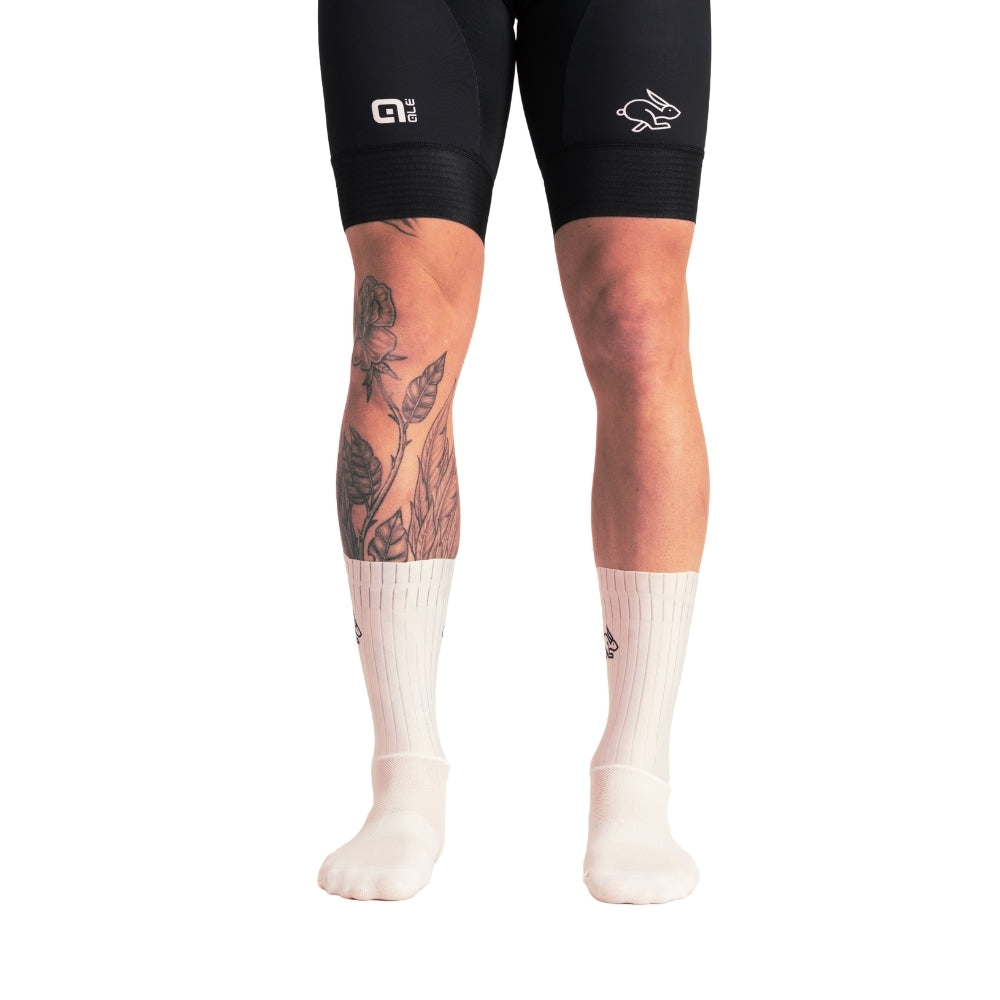 PÉVÈLO Glide - Aero Cykelstrømper - Hvid - Onesize