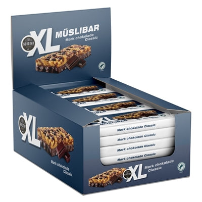 XL Müsli Bar Klassisk Mørk Chokolade - 24 x 50g