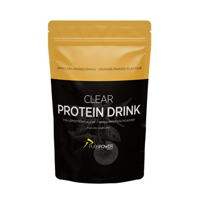 PurePower Clear Protein Drink - 400g - Appelsin Mango