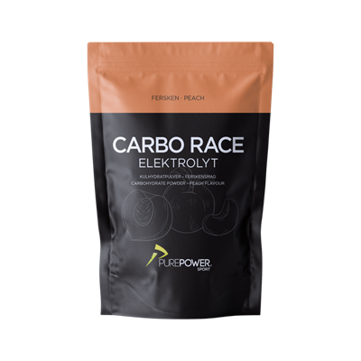 PurePower Carbo Race Electrolyte - 1 kg - Fersken
