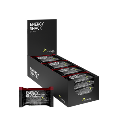 PurePower Energy Snack - 12 x 60g - Tranebær