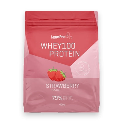 LinusPro Whey100 Jordbær 1000g