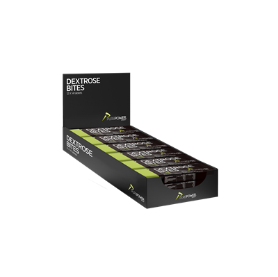 PurePower Dextrose Bites Lime 12 x 14 stk