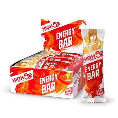 High5 Energibar - Kasse med 12 stk - Karamel